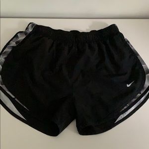 black nike shorts